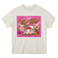 Cream pigs Heavy Core Tee - TumblerDesignByShophia