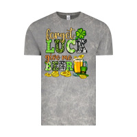 Cloud Rock St. Patrick's Forget luck give me beer Vintage Tee - OliviaCreatesArt