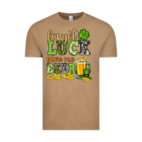 Vintage Coffee St. Patrick's Forget luck give me beer Vintage Tee - OliviaCreatesArt