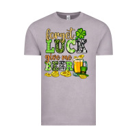 Vintage Zinc St. Patrick's Forget luck give me beer Vintage Tee - OliviaCreatesArt