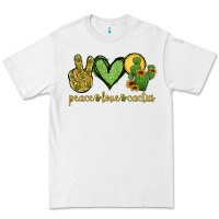 White peace love cactus Premium Tee - Jasminsmagicworld