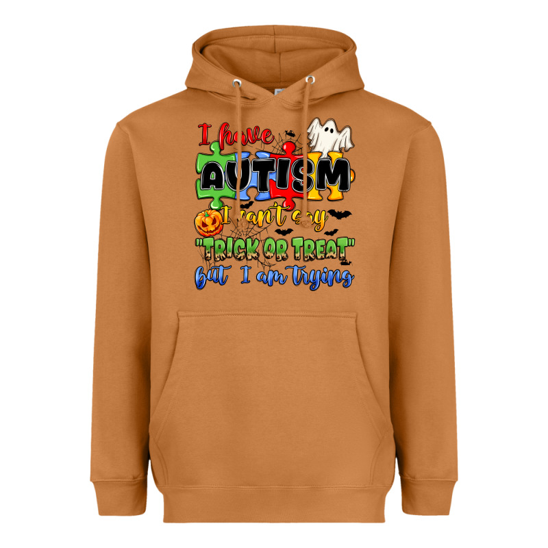 I Have Autism I Can't Say Trick Or Treat Heavyweight Hoodie by JahusDesignShop | Teevron