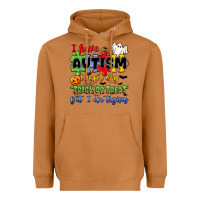 Meerkat i have autism i can't say trick or treat Heavyweight Hoodie - JahusDesignShop