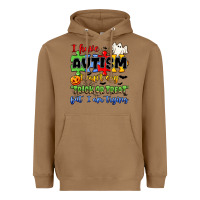 Toasted Coconut i have autism i can't say trick or treat Heavyweight Hoodie - JahusDesignShop