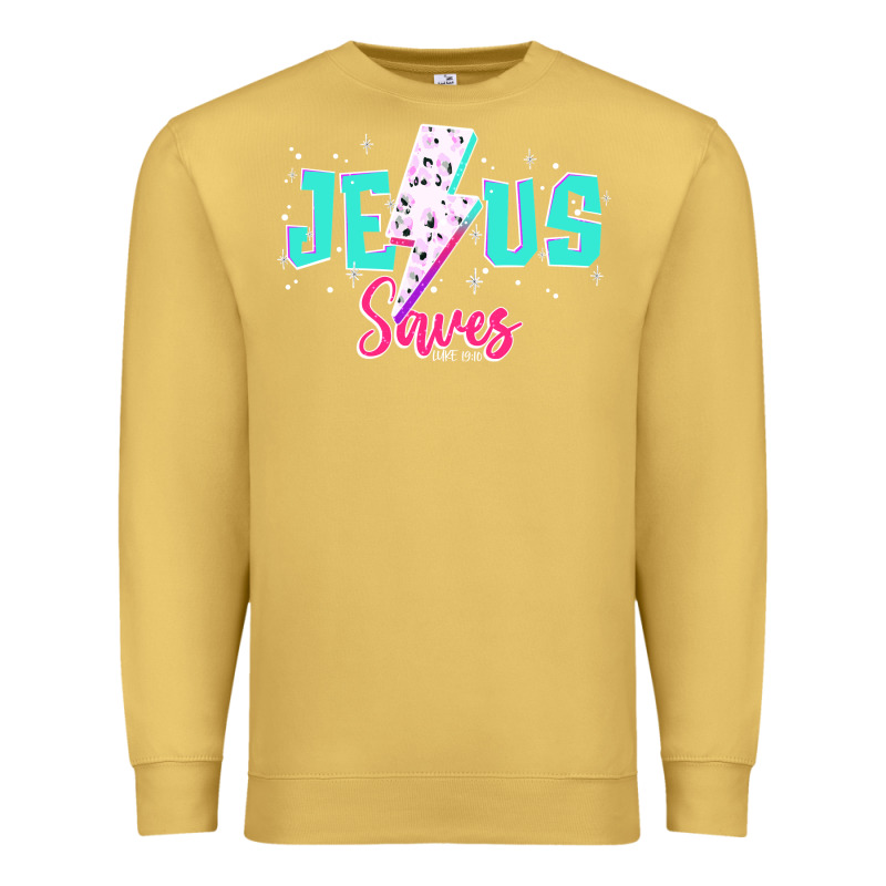Jesus Saves Premium Sweatshirt by JahusDesignShop | Teevron