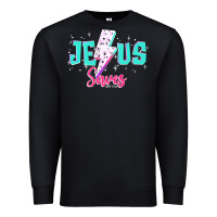 Black jesus saves Premium Sweatshirt - JahusDesignShop