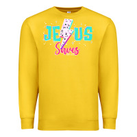 Lemon jesus saves Premium Sweatshirt - JahusDesignShop