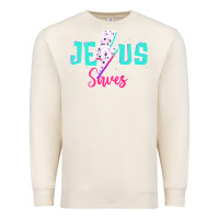 Sandshell jesus saves Premium Sweatshirt - JahusDesignShop