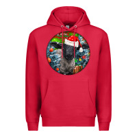 Cardinal christmas suffolk baby sheep ornament Premium Hoodie - LillyAllenDesigns