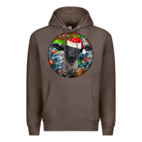 Coffee christmas suffolk baby sheep ornament Premium Hoodie - LillyAllenDesigns