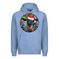 Colony Blue christmas suffolk baby sheep ornament Premium Hoodie - LillyAllenDesigns