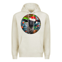 Oatmeal Heather christmas suffolk baby sheep ornament Premium Hoodie - LillyAllenDesigns