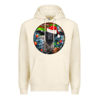 Tofu christmas suffolk baby sheep ornament Premium Hoodie - LillyAllenDesigns