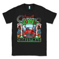 Black small town christmas Classic Tee - CowGirlArtShop