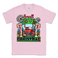 Bubblegum Pink small town christmas Classic Tee - CowGirlArtShop