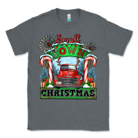 Charcoal Heather small town christmas Classic Tee - CowGirlArtShop