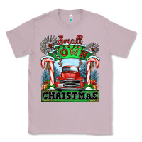 Lilac small town christmas Classic Tee - CowGirlArtShop