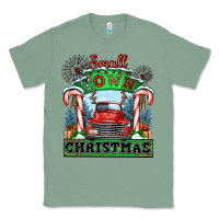 Sage small town christmas Classic Tee - CowGirlArtShop