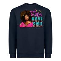 Navy mad hustler dope soul Heavyweight Sweatshirt - AdoDesignShop