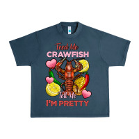 Midnight Navy feed me crawfish tell me im pretty Urban Heavy Tee - FaDigitalArtStudio