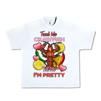White feed me crawfish tell me im pretty Urban Heavy Tee - FaDigitalArtStudio