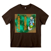Chocolate Brown laboratory technician Heavy Core Tee - TumblerDesignByShophia