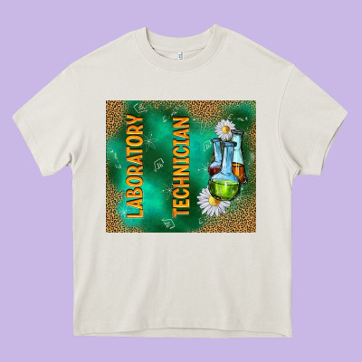 Laboratory Technician Heavy Core Tee Designed By Tumblerdesignbyshophia