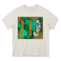 Cream laboratory technician Heavy Core Tee - TumblerDesignByShophia