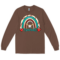 Chestnut Baseball Rainbow Long Sleeve Tee - RanaPortraitStore
