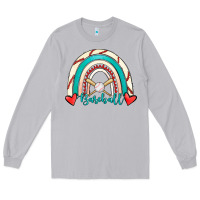 Moon Dust Baseball Rainbow Long Sleeve Tee - RanaPortraitStore