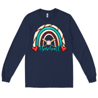 Navy Baseball Rainbow Long Sleeve Tee - RanaPortraitStore