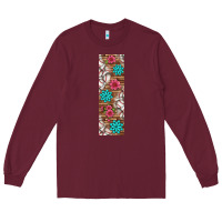 Burgundy baseball pen wraps Long Sleeve Tee - BundleAndBundleShop