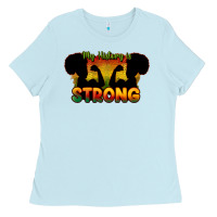 Baby Blue My history is strong Ladies Tee - HowdyJamesFarm