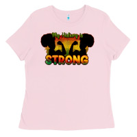 Bubblegum Pink My history is strong Ladies Tee - HowdyJamesFarm