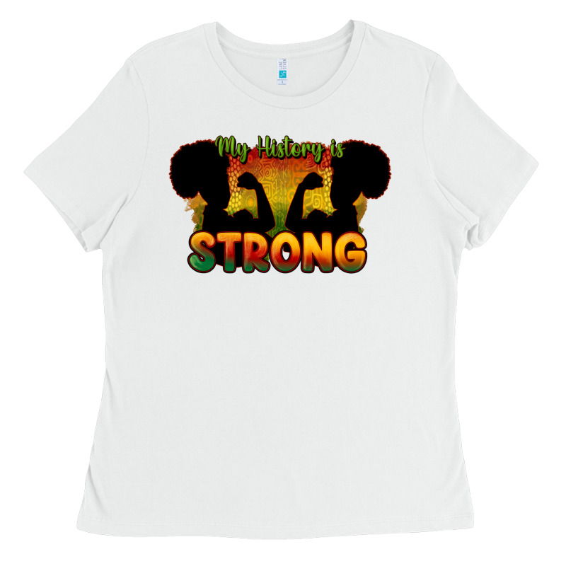 My History Is Strong Ladies Tee by HowdyJamesFarm | Teevron