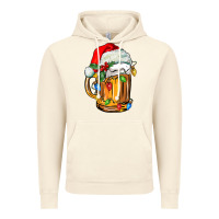 Vintage Artic christmas beer Vintage Hoodie - FaDigitalArtStudio
