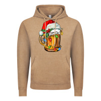 Vintage Coffee christmas beer Vintage Hoodie - FaDigitalArtStudio