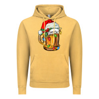 Vintage Mustard christmas beer Vintage Hoodie - FaDigitalArtStudio