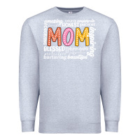 Heather Grey mom Premium Sweatshirt - JahusDesignShop