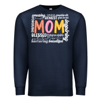 Navy mom Premium Sweatshirt - JahusDesignShop