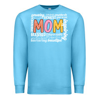 Ocean Blue mom Premium Sweatshirt - JahusDesignShop