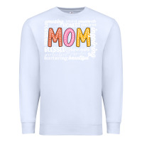 White mom Premium Sweatshirt - JahusDesignShop