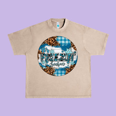 It's Freezin' Season Urban Heavy Tee Designed By Ranaportraitstore