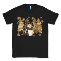 Black snowman with christmas trees 11inches Classic Tee - CowGirlArtShop
