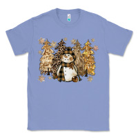 Colony Blue snowman with christmas trees 11inches Classic Tee - CowGirlArtShop