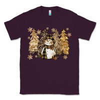 Plum snowman with christmas trees 11inches Classic Tee - CowGirlArtShop