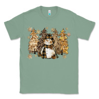 Sage snowman with christmas trees 11inches Classic Tee - CowGirlArtShop
