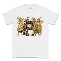 White snowman with christmas trees 11inches Classic Tee - CowGirlArtShop