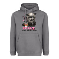 Storm coffee because murder is wrong grumpy cat Heavyweight Hoodie - JahusDesignShop