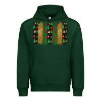 Foreset Green Christmas brush stoke Urban Hoodie - JahusDesignShop